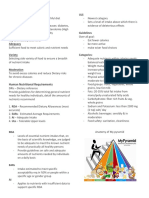 Human Nutritional Requirements