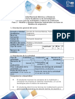 Guía de Actividades y Rubrica de Evaluación - Paso 2 - Modelar y Simular Sistemas Industriales Con Base en Modelos de Asignación