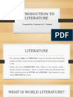 Introduction To Literature