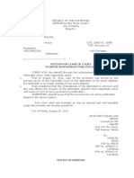 Motion For Leave of Court To Effect Service of Summons