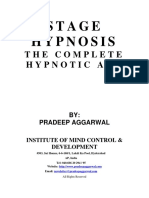 Stage Hypnosis: The Complete Hypnotic Act