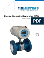 Electro-Magnetic Flow Meter MAG: Installation Manual