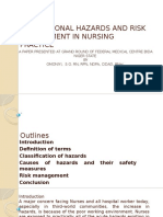 Occupational Hazards and Risk Management in Nursing Practice