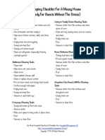 Housekeeping Checklist PDF