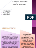 International Financial Management VS Domestic Financial Managment