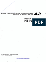 Design of Pile Foundations NCHRP 42 1977 (IMPORTANT) PDF