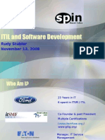 ITIL and Software Development