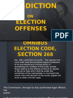 Jurisdiction On Election Offenses - Refil