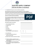 Application For Grant of Advances PDF