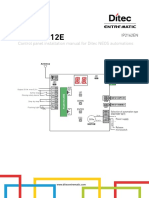 2b. EN - Ditec CS12E Technical Manual