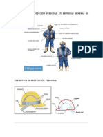 Elemento de Protección Personal en Empresas Mineras de Carbón