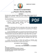 FINANCE (Allowances) DEPARTMENT G.O.Ms - No.231, Dated 23 April 2020