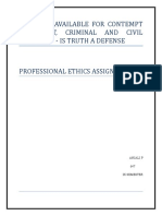 Defenses - Civil and Criminal Contempt