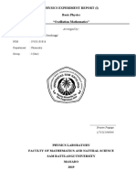 Physics Experiment Report (I) Basic Physics "Oscillation Mathematics"