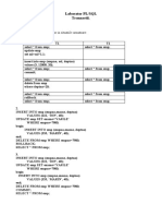 Laborator PL/SQL Tranzactii.: Urmariti Derularea Tranzactiilor in Situatiile Urmatoare