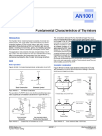 Characteristics of Thyristor PDF