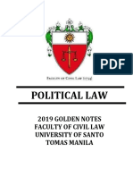 2019 UST Golden Notes POLITICAL LAW