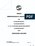 Airbus Kingfisher Mou 2007 PDF