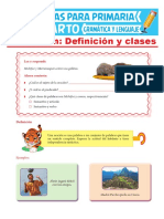 La Oración para Cuarto Grado de Primaria PDF