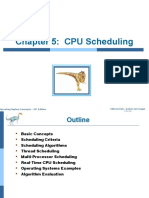 Chapter 5: CPU Scheduling: Silberschatz, Galvin and Gagne ©2018 Operating System Concepts - 10 Edition