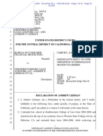 Declaration of Andrew Lehman in Support of Defendants Opposition To Preliminary Injunction