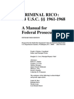 Criminal RICO Manual For Federal Prosecutors
