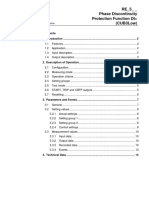 RE - 5 - Phase Discontinuity Protection Function DI (CUB3Low)