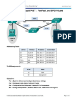 3.3.2.3 Lab - Configuring Rapid PVST, PortFast, and BPDU Guard