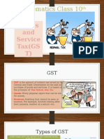 Mathematics Class 10: Goods and Service Tax (GS T)