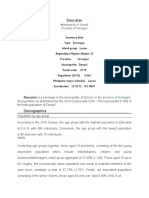 Dancalan: Demographics