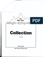 Stephen Minch & Adam Fleischer - The New York Magic Symposium Collection 3 PDF