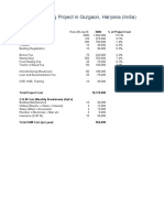 50 Flats Housing Project in Gurgaon, Haryana (India) : Project Cost (Capex) 3000 % of Project Cost