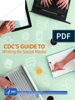 CDC'S Guide To: Writing For Social Media