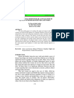 Woman's Social Rights in Islam. An Evaluation of Equality of Rights Between Men A Women (Adbin, Ghani y Nisa, 2015)