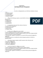 Multiple Choice Questions For Chapter 18