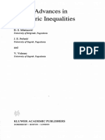 Recent Advances in Geometric Inequalities