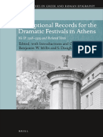 Inscriptional Records For The Dramatic Festivals in Athens IG II2 2318-2325 and Related Texts