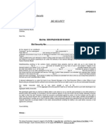 Specimen Form of Bid Security Bid Security: Bid No: DD3/P&D/ICB/2019/040/D Bid Security No: .