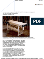 (Woodworking) Workbench - Woodworking Plans - Workbench - Popular Mechanics - Hard Maple PDF