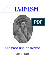 Calvinism: Analyzed and Answered