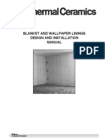 Blanket and Wallpaper Linings Design and Installation Manual