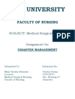 Disaster Management (Versha Verma 17041071) - 1644067138