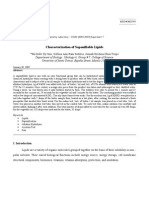 Characterization of Saponifiable Lipids