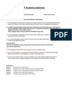 SAP Analytics Emergency License Key Process