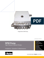 5P50 Pump: High Pressure Titanium Pumps Installation, Operation & Maintenance