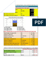 Supplied Parameters From A Lab Report: Problem: Porosity, Effective Porosity, Density, Saturation 72.50 152.00