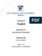 English: H.P National Law University, Shimla