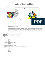 Geometry of Shape and Size: What You Are Expected To Learn?