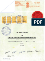 Endeplan - LLP Agreement PDF