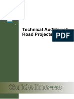 Technical Auditing of Road Projects: June 2011